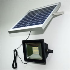Projecteur autonome 60W/12V avec panneaux
