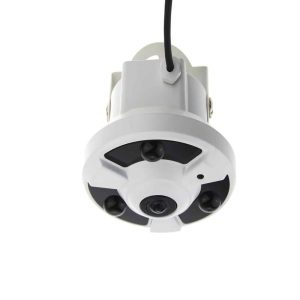 Caméra analogique 360° installée pour une surveillance complète