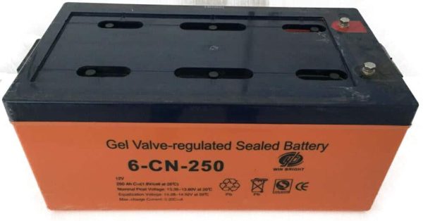 Batterie solaire GEL WIN BRIGHT ​​ 250AH/12V