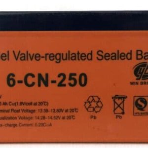 Batterie Solaire GEL WIN BRIGHT 250AH/12V installée dans un système solaire
