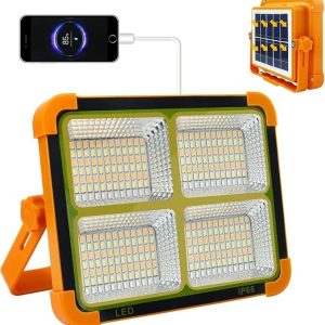 Projecteur de chantier solaire 2400 lm