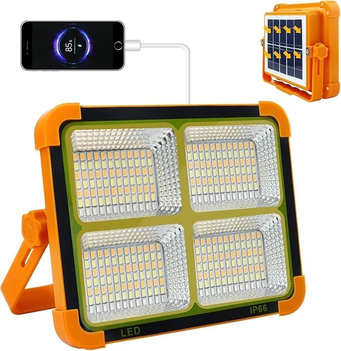 61+tf70vbUL._AC_ Projecteur de chantier solaire 2400 lm