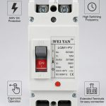 Disjoncteur différentiel MCCB compact WEIYAN avec protection différentielle intégrée