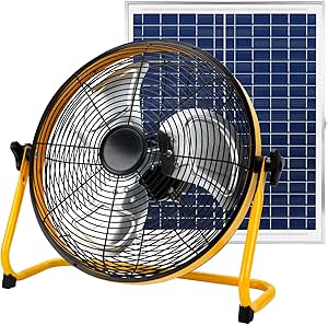 Ventilateur Solaire Portable