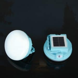 Projecteur de chantier solaire LED portable 2400 lm avec CCT multicolore et Powerbank