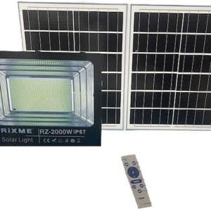 Rixime RZ-JBP 200W : Projecteur Solaire LED Puissant