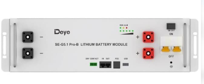 Capture d’écran_21-10-2026_16494_chatgpt.com Batterie Deye SE-G5.1 Pro-B 5,12 kWh 51,2 V LiFePO₄ : caractéristiques, stockage solaire et compatibilité. Demandez un devis chez GIE Cameroun.